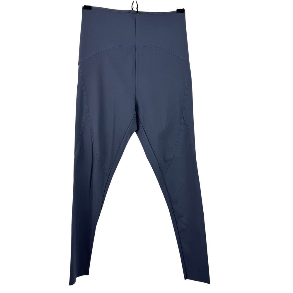 OYSHO Iron Blue Compressive 7/8 Leggings High Rise Elastic Waistband M Medium